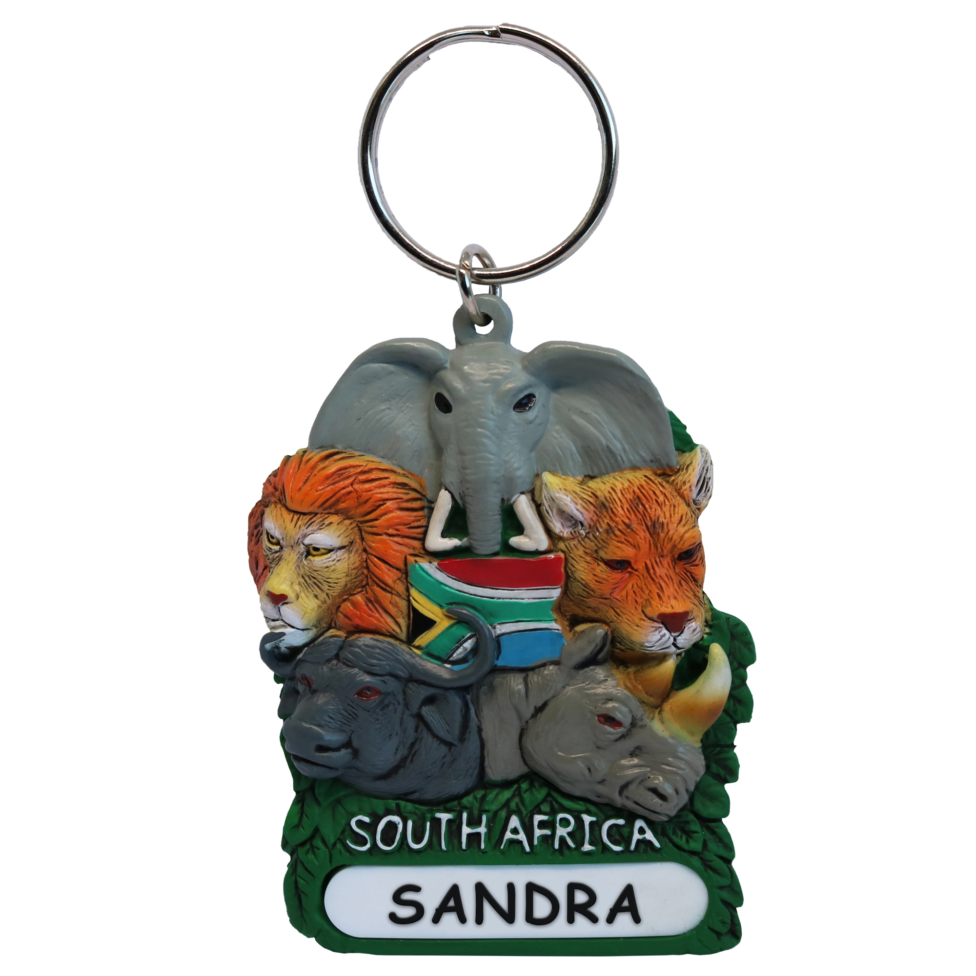 107-461 sandra wholesale-big-5-inlay-keyrings-female-107-461-sandra