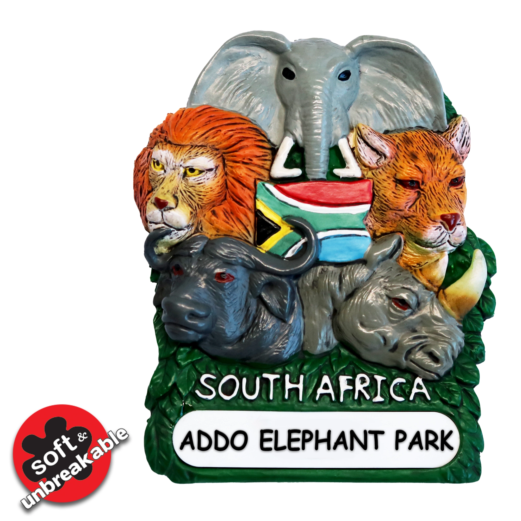 sasgo flexi magnet south africa big 5 with inlay addo elephant park 107351 sasgo flexi magnet south africa big 5 with inlay addo elephant park 107351