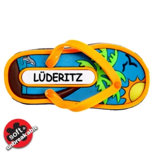 Flexi Magnets with inlay Slip Slop Orange Namibia sasgo flexi magnet south africa slip slop orange with inlay luderitz 3 730